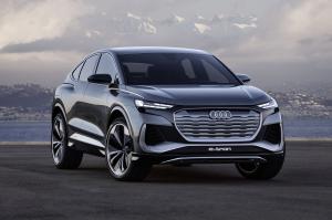 Audi Q4 Sportback e-tron Concept 2020 года 